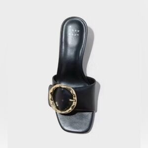 Diane Buckle Mule heels  -A New Day